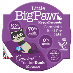Little BigPaw Gourmet Duck Mousse Hypoallergenic 85g