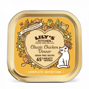 Hrana umeda Lily's Kitchen, ingrediente Naturale, cu Pui, 85g, pentru pisici