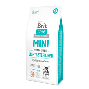 Brit Care Mini Grain Free Light and Sterilised 7 kg