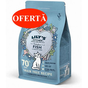 Hrana uscata pentru pisici Lily's Kitchen Fabulous Fish 800g - valabilitate redusa