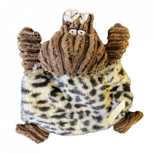 Jucarie pentru caini sau pisici - Vaca animal print fosnitor
