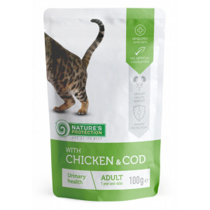 NATURES PROTECTION Cat Urinary Health with Chicken&Cod (100 g)
