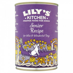 Hrana umeda Lily's Kitchen, ingrediente naturale, cu Curcan, 400g, pentru caini seniori