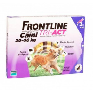 Frontline Tri-Act S caini 20-40kg