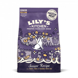 Lily's Kitchen, hrana pentru caini seniori 8+, curcan si pastrav 7kg