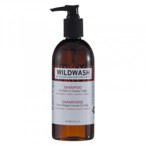 Sampon caini WildWash PRO blana neagra 300ml