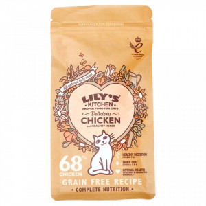 Hrana uscata Lily's Kitchen, ingrediente Naturale, cu Pui, 200g, pentru pisici