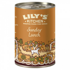 Hrana umeda Lily's Kitchen, ingrediente naturale, cu Pui, 400g, pentru caini