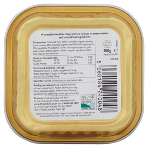 Hrana umeda pentru caini Lily's Kitchen Organic Beef Supper 150g