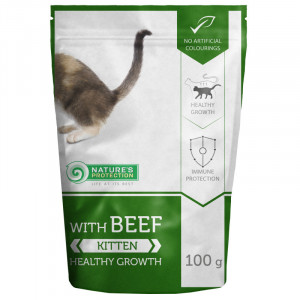 NATURES PROTECTION Kitten with Beef (100g)