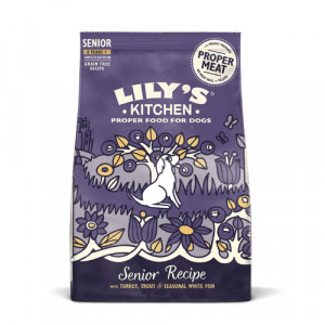 Lily's Kitchen, hrana pentru caini seniori 8+, curcan si pastrav 2.5kg