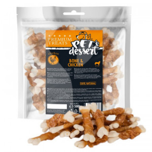 Recompense PET'S DESSERT BONE & CHICKEN - 500 GR