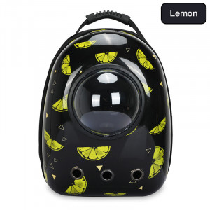 Rucsac Hublou Solid oval negru print lamai