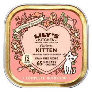 Hrana umeda Lily's Kitchen, ingrediente Naturale, cu Pui, 85g, pentru pisici junioare