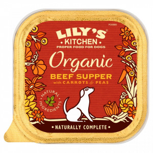 Hrana umeda Lily's Kitchen, certificata Organic, cu Vita, 150g, pentru caini