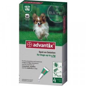 Advantix pipeta <4kg (caini)