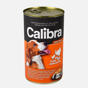 Calibra Dog Conserva Turkey and Chicken and Pasta in Jelly 1240 g