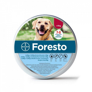 Foresto zgarda >8kg pentru caini