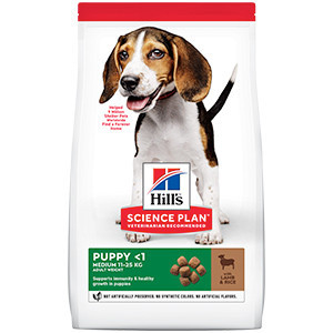 Hills SP Canine Puppy Medium Lamb and Rice 14 kg