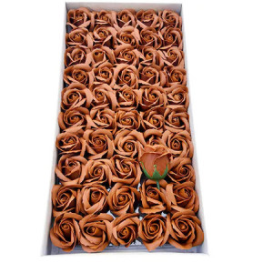 Cutie cu 50 trandafiri din sapun