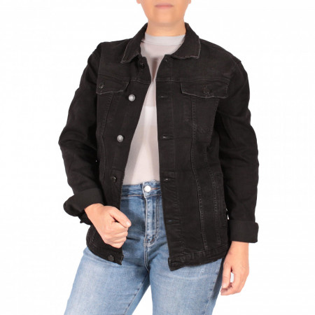 Geaca de blugi , Model CLASIC, Unisex, MASURA MARE (L-4XL), cu SUPERELESTAN 102