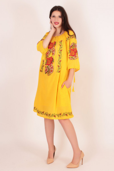 Rochie brodata Crina 02