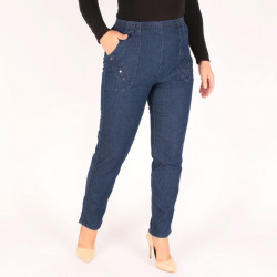 Blugi conici cu elastan 65