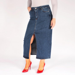 Fusta lunga blugi extraelastan 103