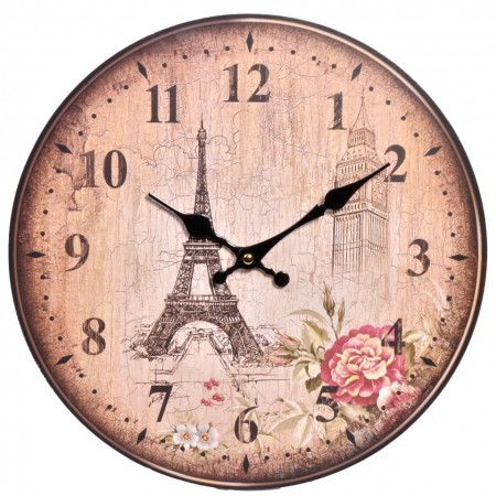 Ceas perete vintage turnul Eiffel