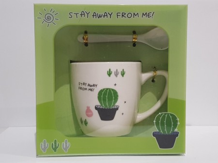 Cana model cactus cu lingurita