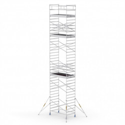 Schela mobila profesionala din aluminiu inaltime lucru 12,5m ProTUBE L12