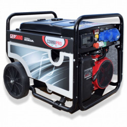 Generator curent profesional portabil GENMAC , CombiPro RG7300HEC-M , motor Honda putere maxima 7,1 Kva , 230V , pornire electrica