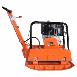 Placa compactoare reversibila Bisonte PCR 255-H 255 kg, motor Honda GX390, benzina 13 cp