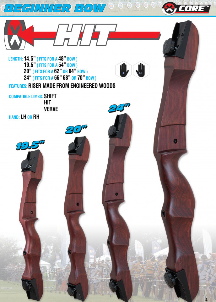 Set Arc Recurve Core Archery Hit