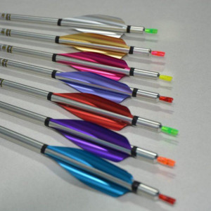 Pene XS Wings 40mm Spin Fluo/Metalic Vane - Set 50 Bucati