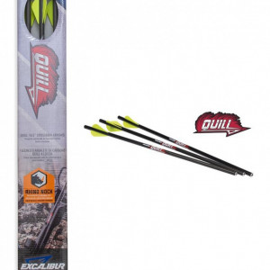 Sageata Excalibur Carbon Quill - 4 Bucati