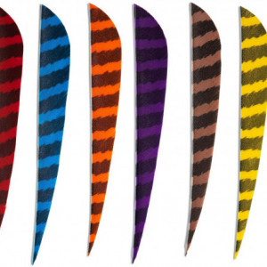 Pene naturale Skylon Round 5 inch - Zebrate