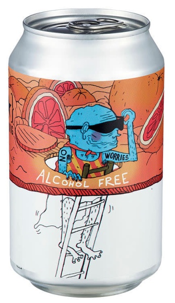 LERVIG - NO WORRIES GRAPEFRUIT (NON ALCOHOLIC)