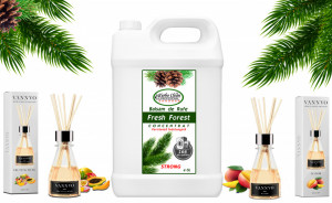 Fresh Forest - 2x Odorizante Cameră + Balsam Hyper Parfumat