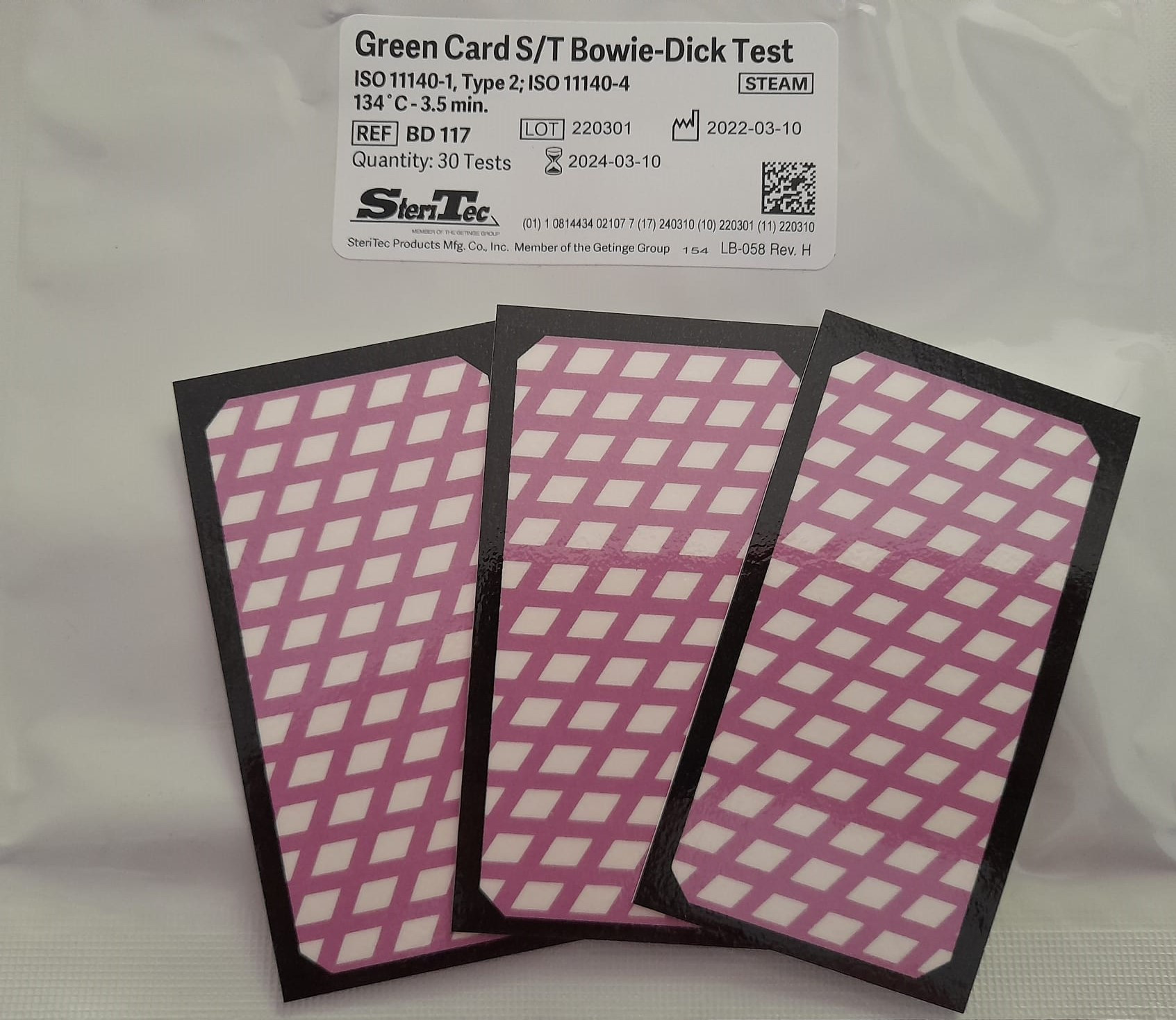 Test-BOWIE-DICK-Green-Card-pentru-testare-autoclav