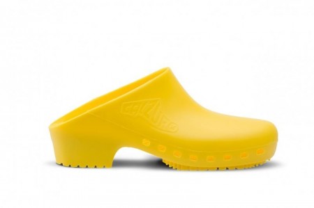 Saboti Calzuro Classic fara perforatii - Galben