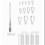Chiureta uterina Recamier, L=31 cm, mas. 00 - 10