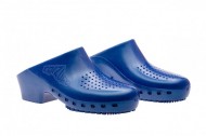 Saboti Calzuro Classic cu perforatii - Albastru Metalizat / BLUE METAL
