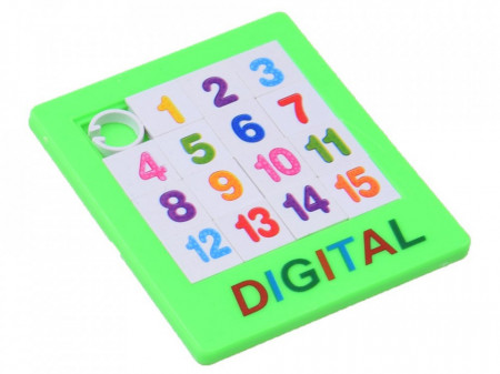 Jucarie de memorie, tablita cu puzzle, Digital, ordonarea cifrelor