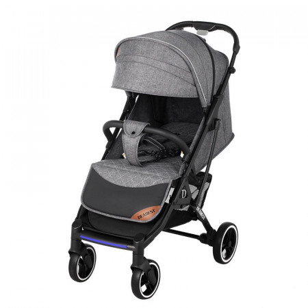 Carucior sport pentru copii, usor, pliere tip troller, suporta pana la 22 kg, Dearest, 819 Grey