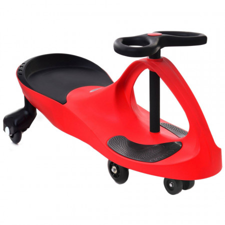 Masinuta pentru copii, cu lumini, sistem de deplasare Wiggle&Go, Severno, Balance, Rosie