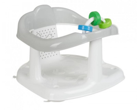 Scaun de baie bebelusi Panda White -Grey