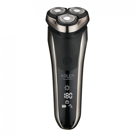 Adler - Aparat de ras electric cu 3 capete, Ecran LCD, AD-2933