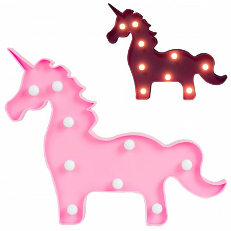 Lampa de veghe, decor pentru camera copilului, Ricokids, Unicorn