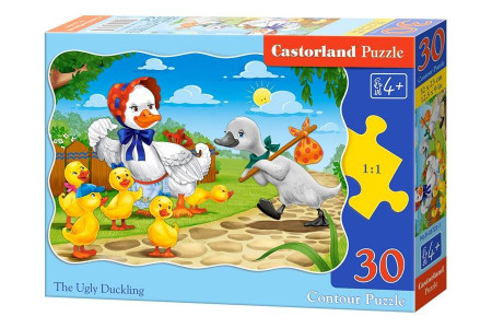 Puzzle pentru copii, Ratusca cea Urata, 30 de piese